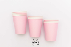Vaso Pastel Rosa x 10