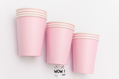 Vaso Pastel Rosa x 10 - comprar online
