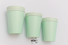 Vaso Pastel Aqua x 10 - comprar online