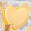 PLATO CORAZON COLOR DURAZNO