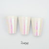 VASOS IRIDISCENTE X 10