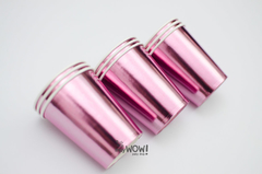 VASO METALIZADO ROSA GOLD x 10 - comprar online