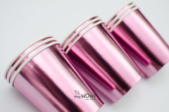 VASO METALIZADO ROSA GOLD x 10 en internet