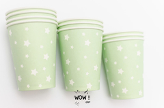 Vasos Aqua y Estrellas x 10 - comprar online