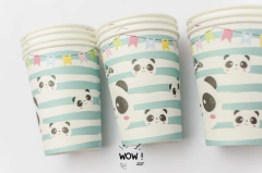 Vasos Panda x 10 - comprar online