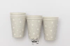 Vasos Gris y Estrellas x 10