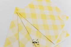 Servilletas Cuadrille Amarillo - comprar online