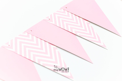 BANDERIN ROSA PASTEL - comprar online