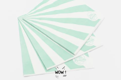Servilletas Rayas Aqua - comprar online