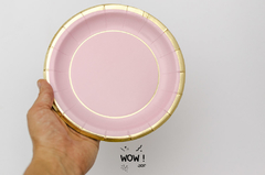 Plato Rosa Guarda Dorada - comprar online