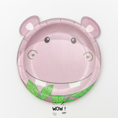 Platos Animalitos de la Selva x 6 - Muy WOW!