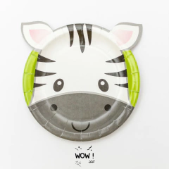 Platos Animalitos de la Selva x 6