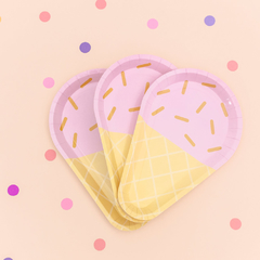 PLATO HELADO ROSA - comprar online