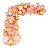 Arco Organico Globos 12" Gold Rose y dorado