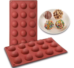 MOLDE DE SILICONA MEDIA ESFERA - comprar online