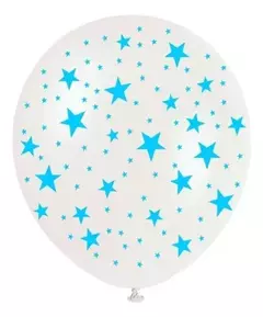 GLOBO CRISTAL IMPRESO ESTRELLITAS CELESTES - comprar online