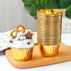 Pirotines Metalizados Dorados x 10 en internet