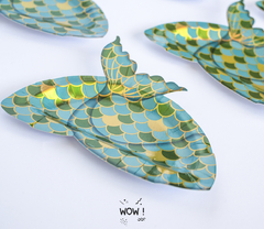 PLATO DE POLIPAPEL METALIZADO SIRENA X 6