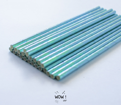 SORBETE DE POLIPAPEL IRIDISCENTE AQUA x12