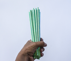 SORBETE DE POLIPAPEL IRIDISCENTE AQUA x12 - comprar online