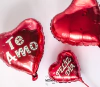 SET GLOBOS CORAZON x 3