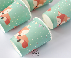VASOS DE POLIPAPEL ZORRITO X 6 - comprar online