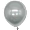 Globos latex 12" Plateado Perlado x 10