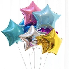 GLOBOS METALIZADOS ESTRELLA 45 CM