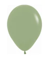 Globos latex 12" Verde Oliva claro x 10