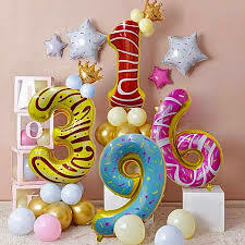 GLOBO NUMERO METALIZADO "CANDY" en internet