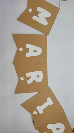 Guirnalda Papel Kraft Personalizada - comprar online