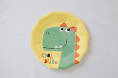 Plato Dinosaurio Grande x 4 - tienda online
