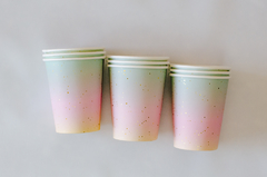 VASOS PASTEL DEGRADÉ X 10