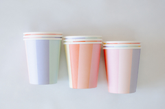 VASOS COLORES X 10