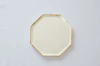 Plato Hexagonal Amarillo x 10