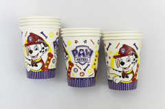 VASOS POLIPAPEL "PAW PATROLL"