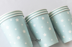 Vaso celeste estrellas en internet