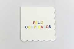 SERVILLETA "FELIZ CUMPLEAÑOS"