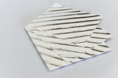 SERVILLETAS "TWISTER SILVER" en internet