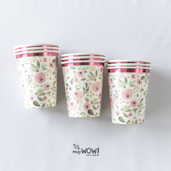 VASOS FLORES Y ROSE GOLD