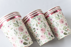 VASOS FLORES Y ROSE GOLD - comprar online