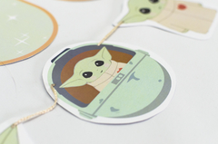 Set guirnaldas x 2 "Baby Yoda" en internet