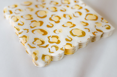 Servilleta Safari Animal Print Gold x 10 - comprar online