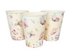 VASO POLIPAPEL MARIPOSAS