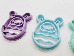 Cortante para Cookies Conejito en Huevo - comprar online