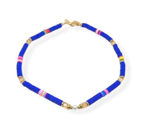 Collar Fimo VICTORIA azul