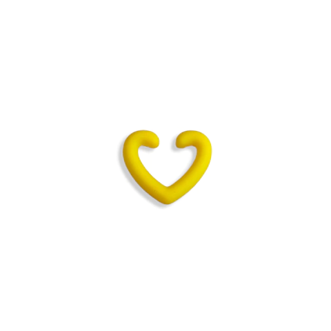 Cuff CORAZÓN (amarillo)