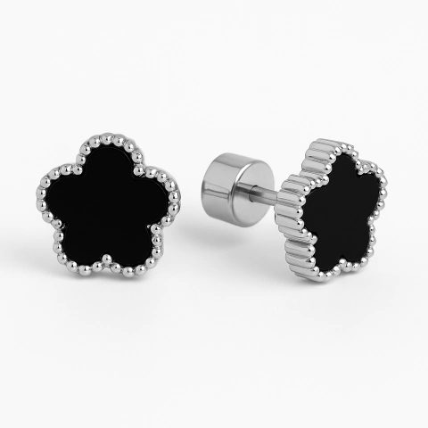 ABRIDORES FLOR NEGRO ACERO QUIRURGICO - comprar online