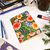 Caderno Flexível - Floral (Verde)
