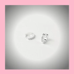 Argollas Cubanas con Brillo